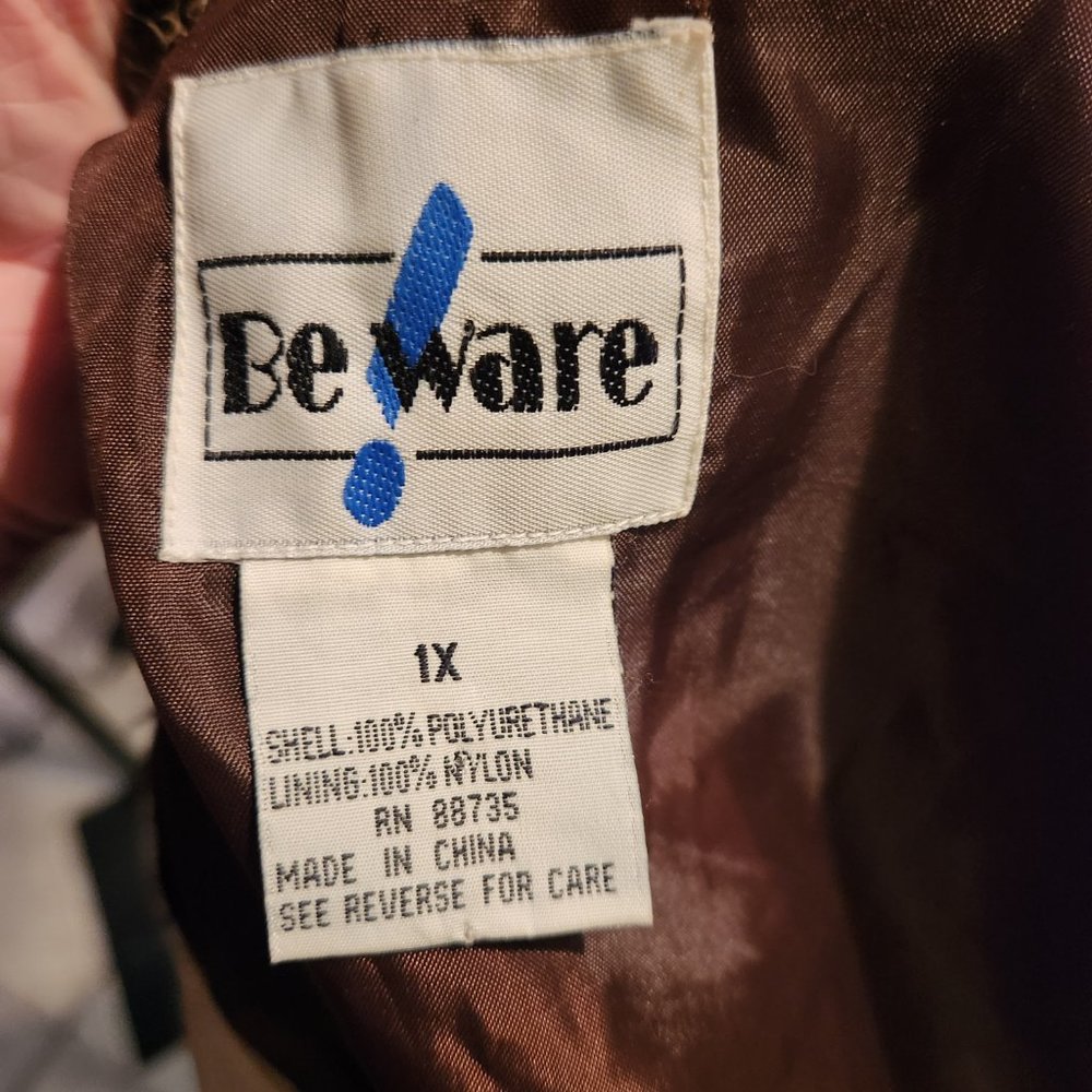 .Snake Print Raincoat/Spring Coat by Beware! - Picture 4 of 4
